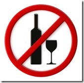 Alcohol not allowed 